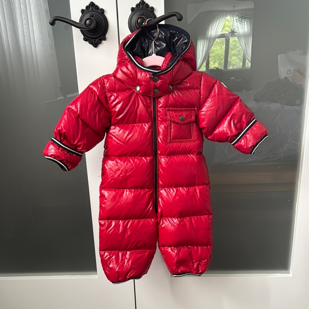 Moncler Red Kids Puffer Jacket